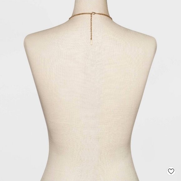 NWT SUGARFIX by BaubleBar Crystal and Enamel Pink Heart Pendant Necklace - Picture 3 of 8